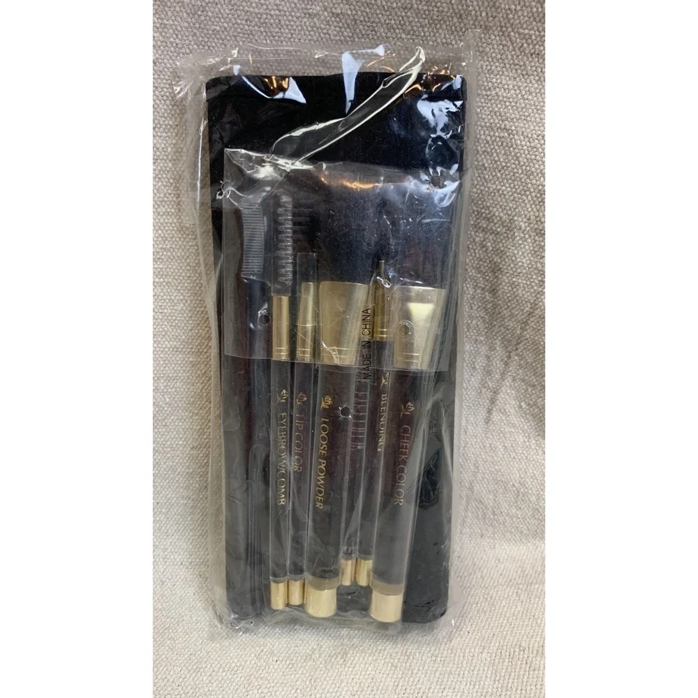 7 piece Make up Brush set with case